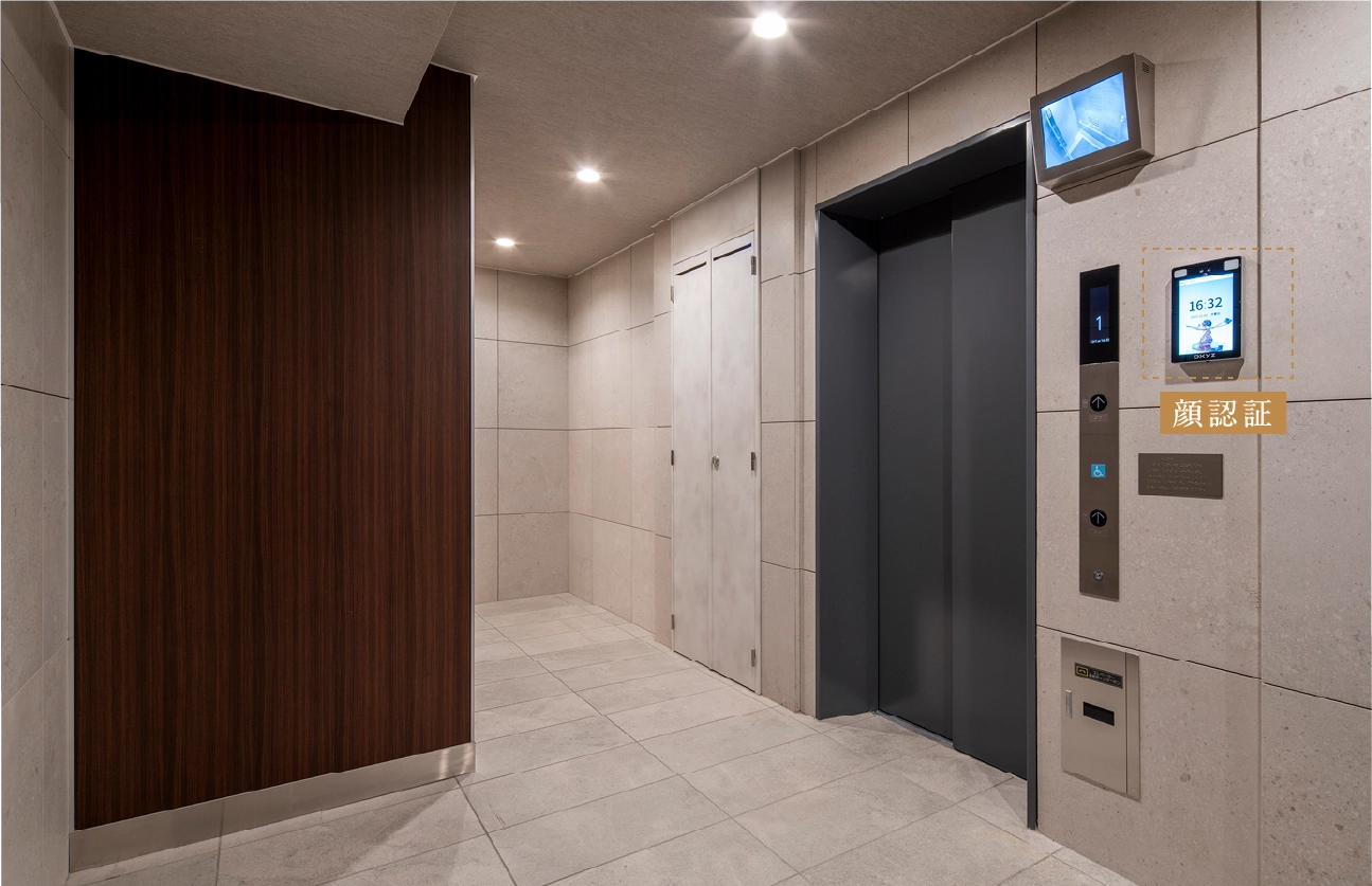エレベーターホール（2026年2月撮影）